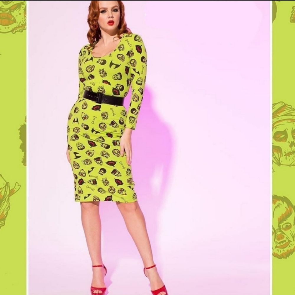 Pinup Girl Clothing monster wiggle dress